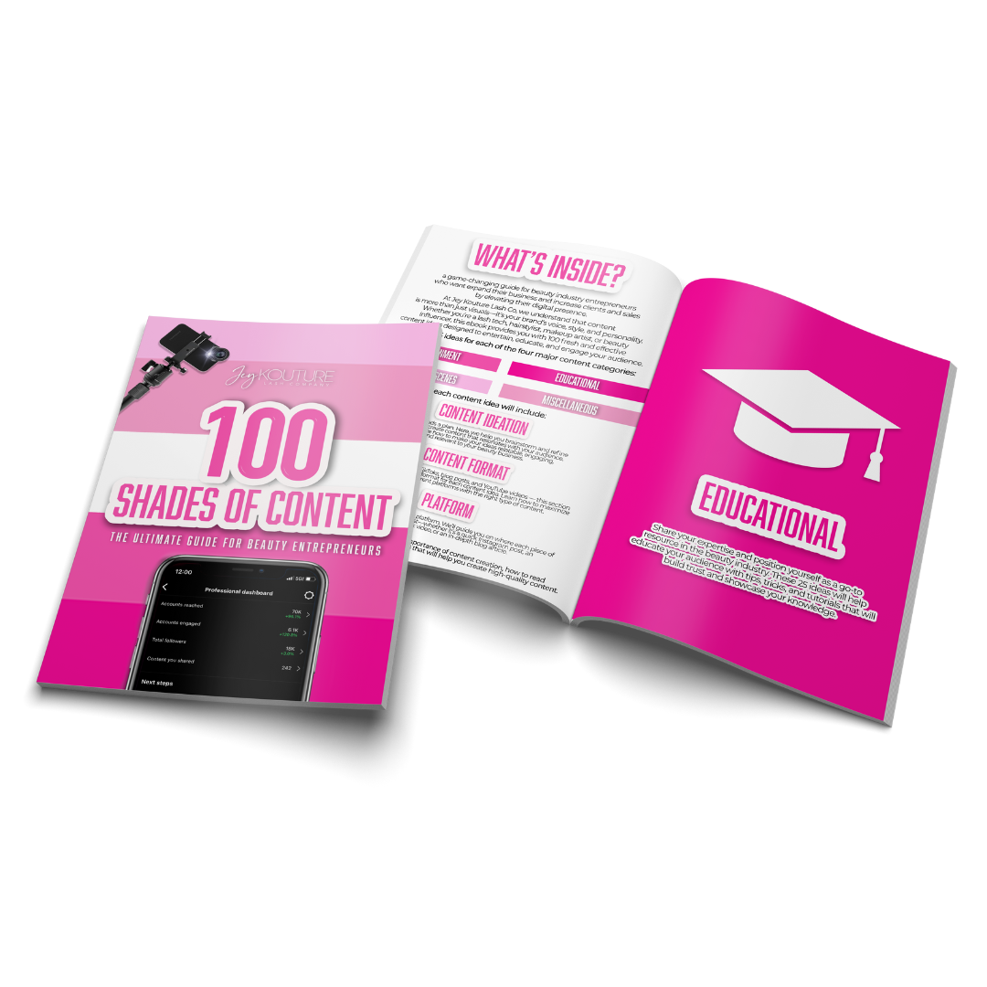 100 Shades of Content: The Ultimate Content Creation Guide for Influencers & Entrepreneurs